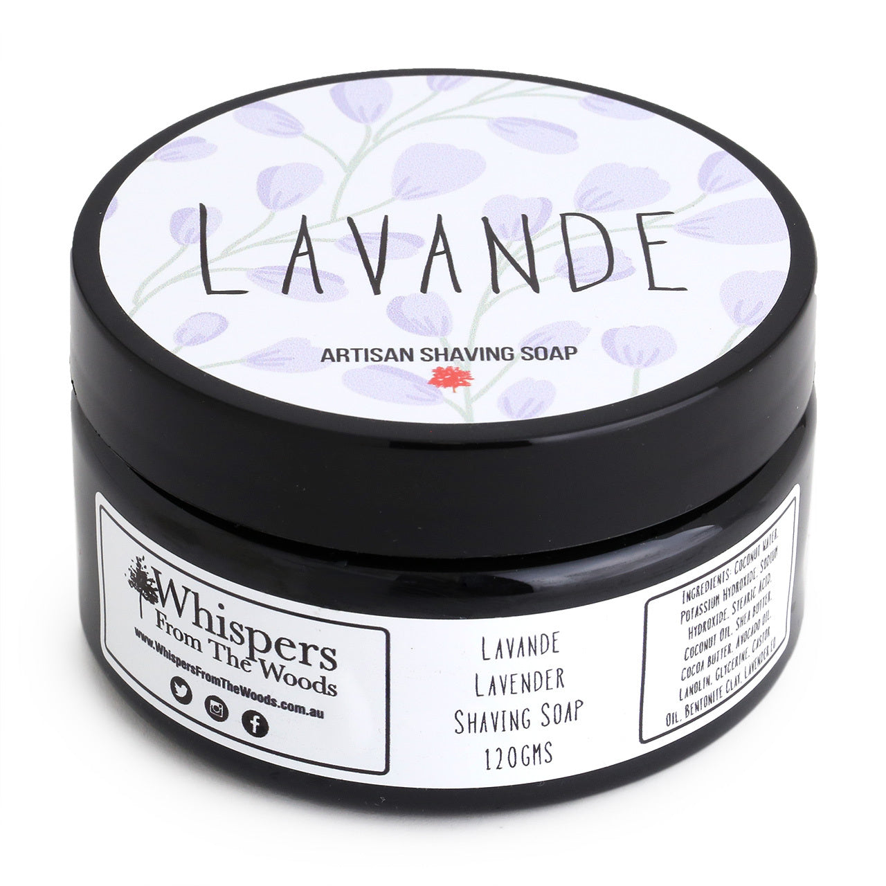Whispers from the Woods Shaving Soap - Lavande