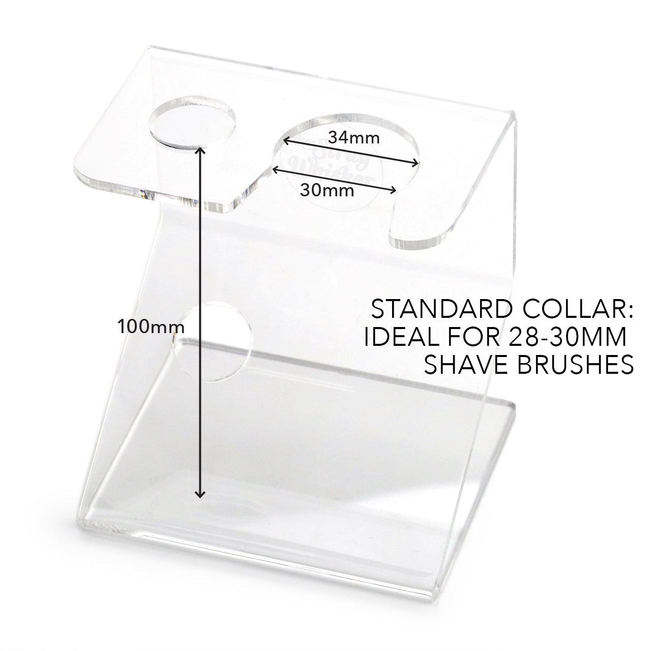 The Stray Whisker Brush and Razor Stand
