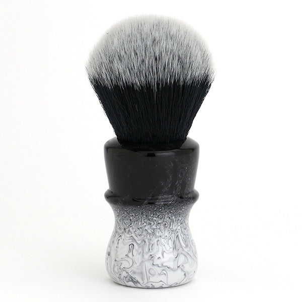 Whispers From The Woods Shaving Brush - Handcrafted Black and White