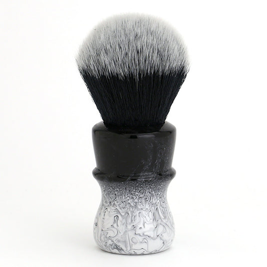 Whispers From The Woods Shaving Brush - Handcrafted Black and White